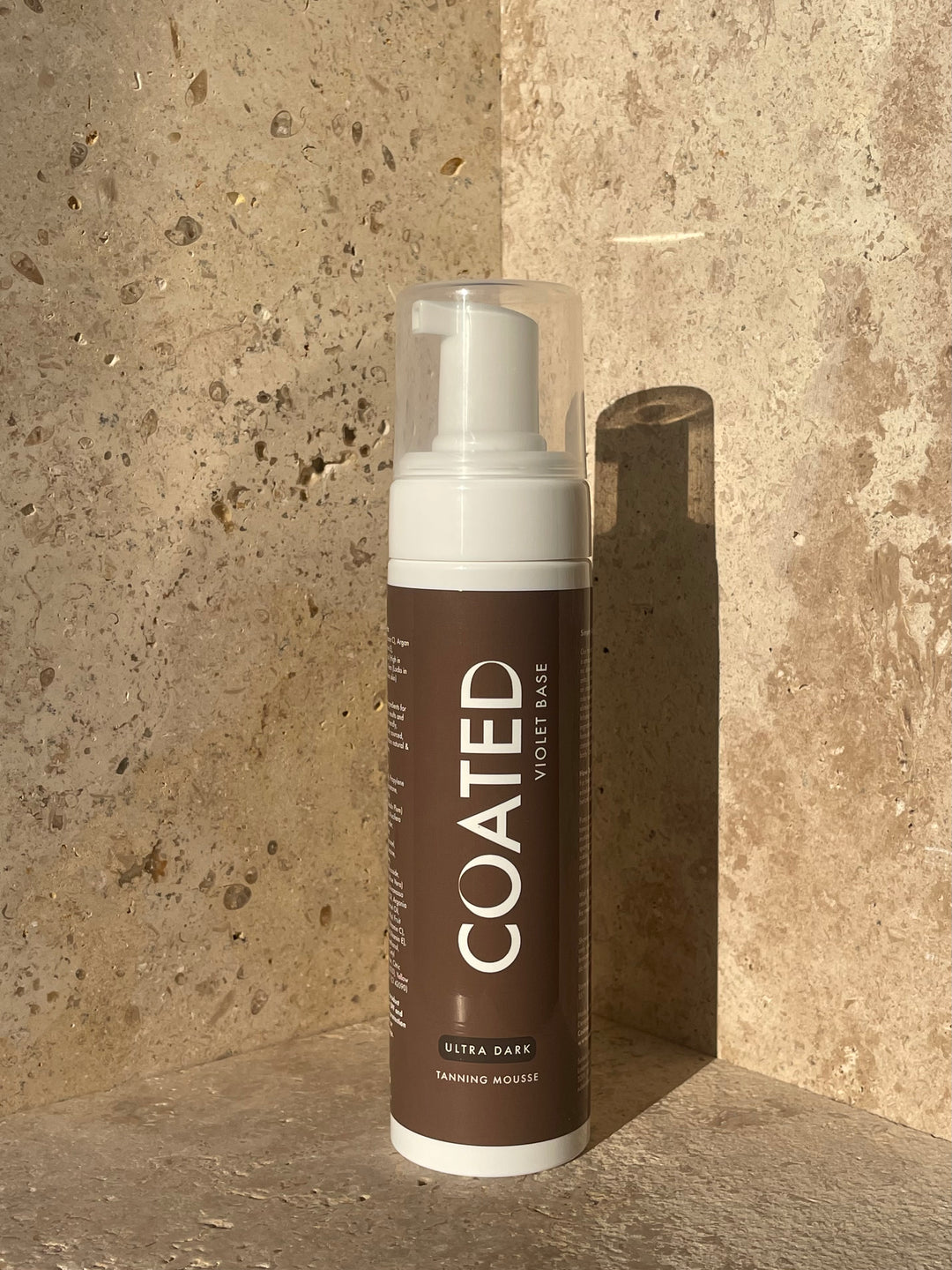 COATED Violet Base Self-Tan Mousse for neutral and olive skin tones
