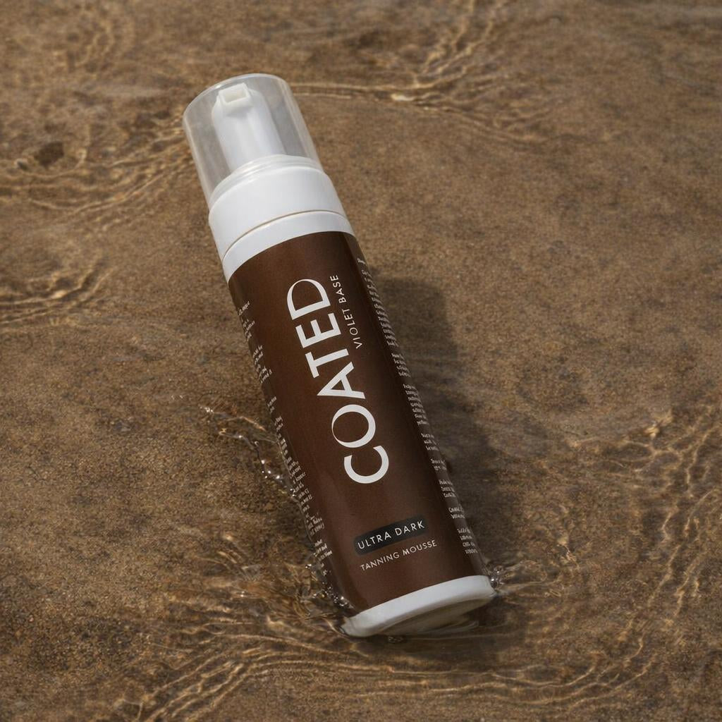 COATED Violet Base Self-Tan Mousse for neutral and olive skin tones